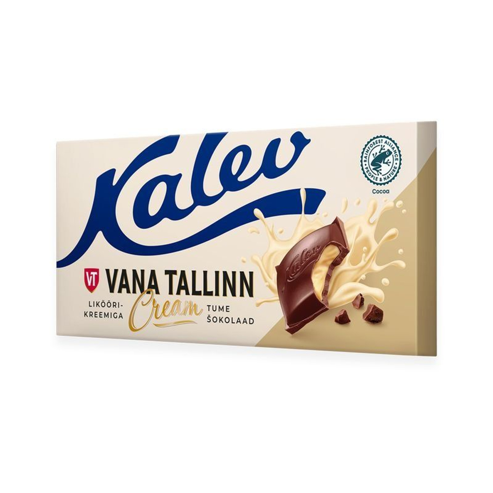 Шоколад темный KALEV Vana Tallinn Cream , 104 г (из Эстонии)