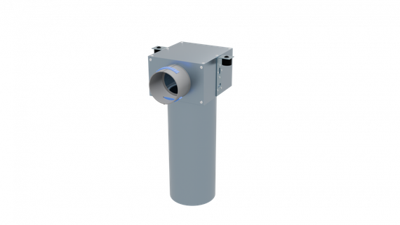 Flexag PCP-100/75x1 пленум вентиляционный потолочный, D100, на 1 выxод, L=300 мм