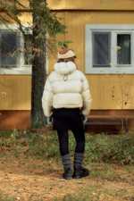 Пуховик Called a Garment Puffer Fish Down Jacket "Frosty White"