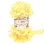 Пряжа Alize (Ализе) Puffy / уп.5 мот. по 100 г, 9м, 013 желтый A