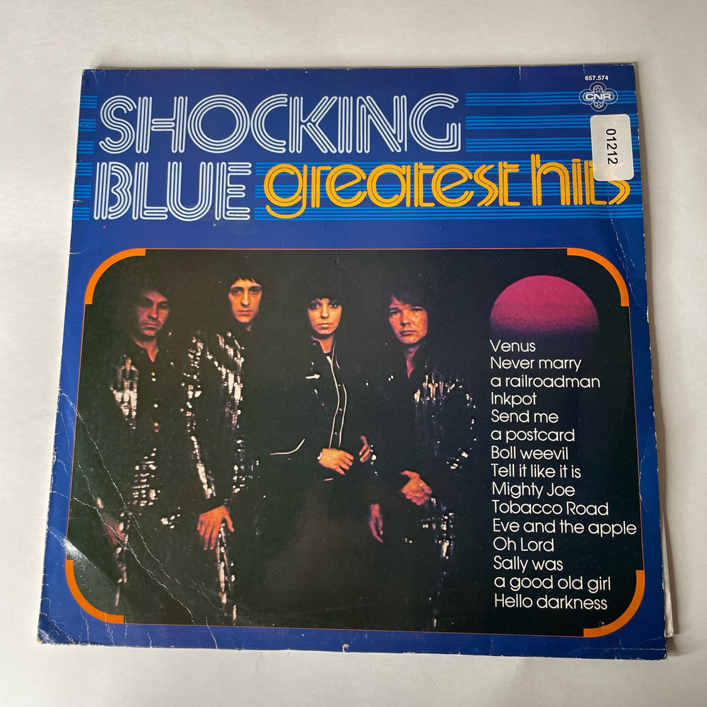 Винтажная виниловая пластинка LP Сборник Shocking Blue Greatest Hits (Нидерланды 1980)