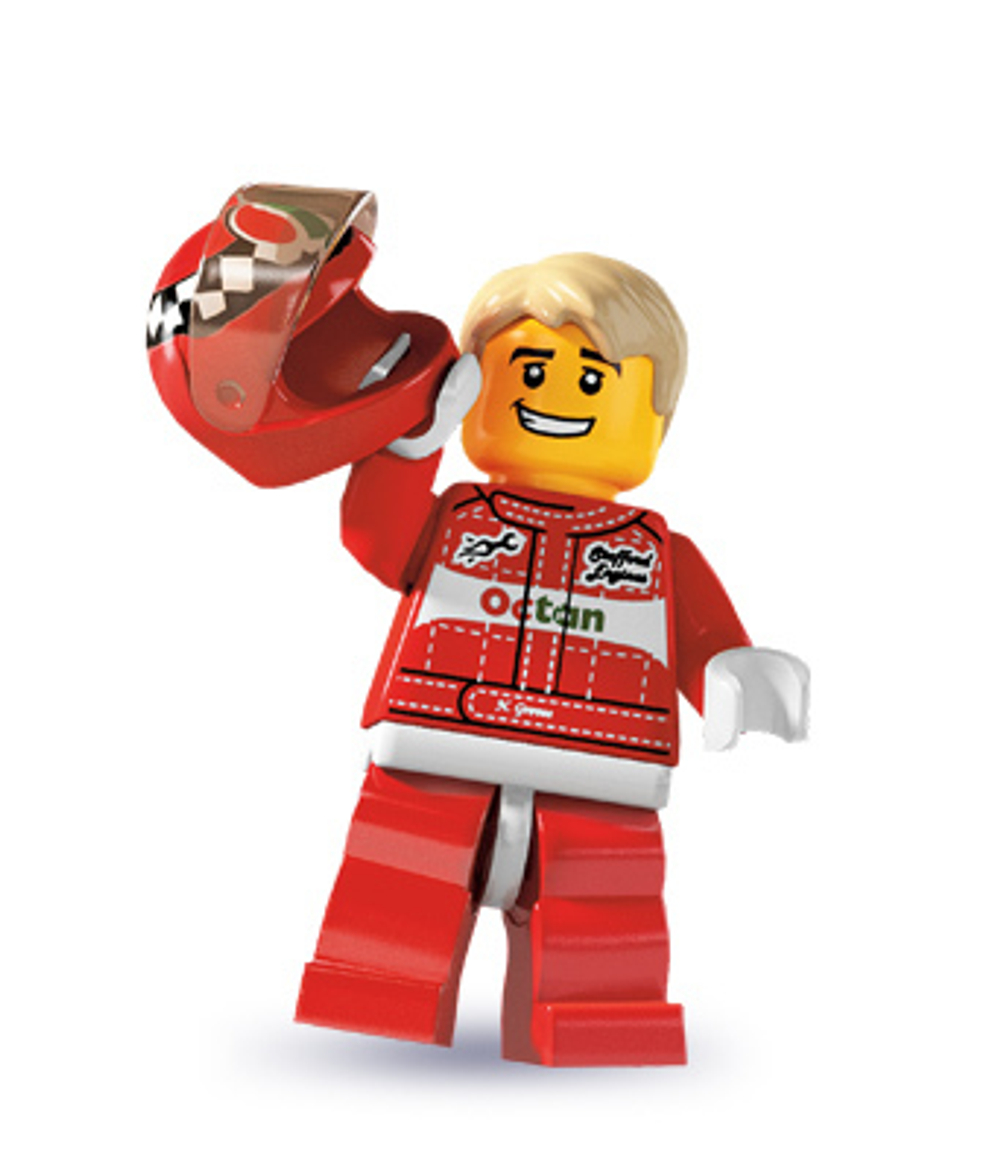 Минифигурка LEGO 8803 - 11 Гонщик