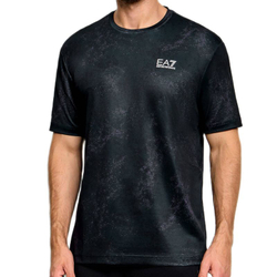 Мужская теннисная футболка EA7 Man Jersey - black fancy