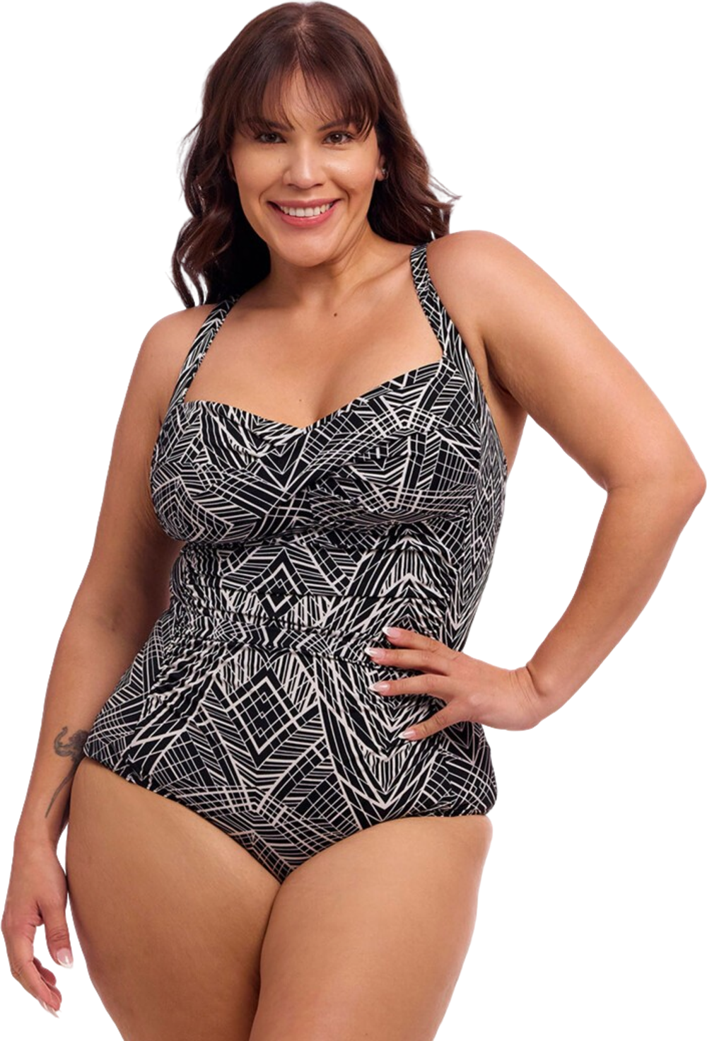 Купальник FUNKITA с поддержкой Space Signals (Ruched)
