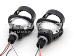 Билед модули Aozoom A5+ 2.5 дюйма, 2 чипа, 5500K, 12V, 59W/52W, съемное гаечное крепление (комплект, 2шт)