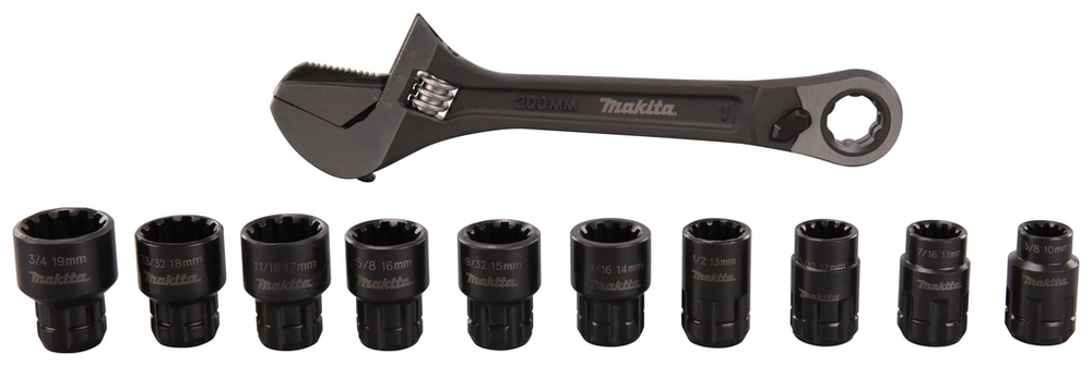 Комбинированный ключ в наборе Makita B-65458