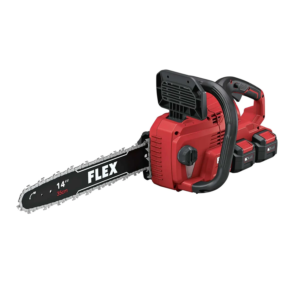 ХИТ! Цепная мощная аккумуляторная пила FLEX GCS 35 2x18-EC для обрезки древесины толщиной 30 см 531276