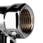 Набор термостатический прямой Royal Thermo Design 1/2quot; Click (Хром) с термоголовкой Design (Хром)