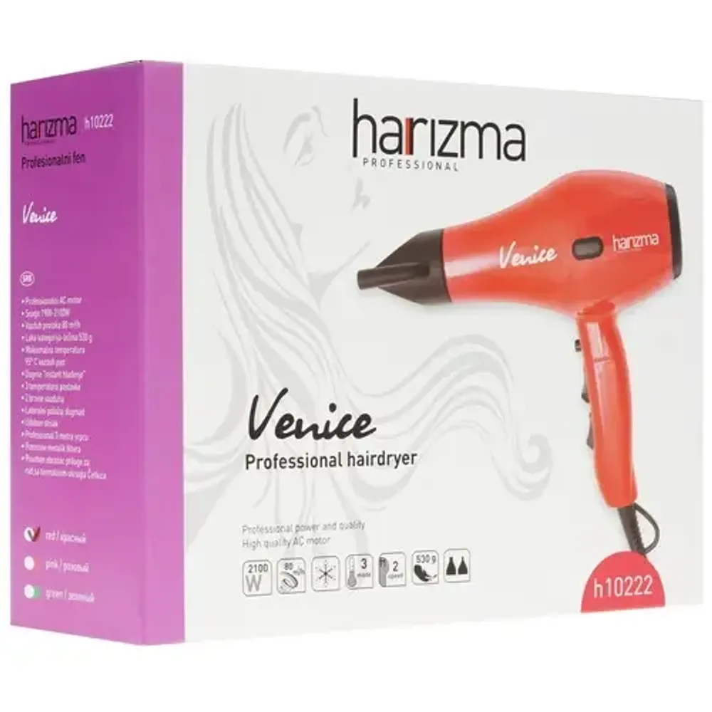 Фен профессиональный Harizma Venice 2100 Вт (h10222-03) - 8