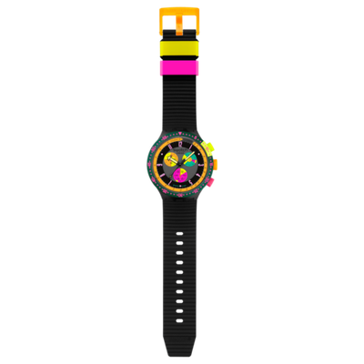 SWATCH NEON SEPPIA Водонепроницаемость (waterproof) 3 бар Диаметр 47,00 мм Механизм: кварцевый - SWATCH