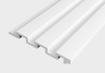 Панель полистирол 3D Solid 4 UHD 01/130L Белая 130х2800 мм