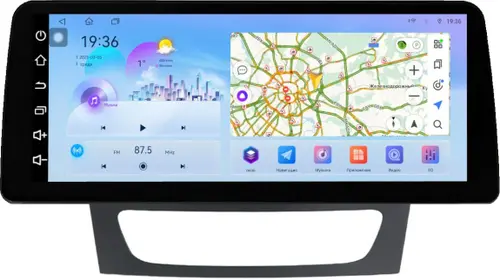 Магнитола для Mercedes-Benz E W211 2002-2010, CLS C219 - FarCar S500-TS18 монитор 12.3" 2K QLED на Android 14, Быстрая, CarPlay, 4G SIM-слот