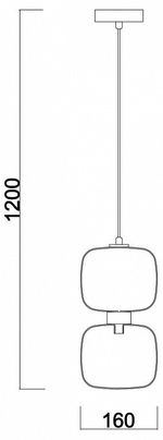 Подвесной светильник Freya Lumen FR5215PL-01BS