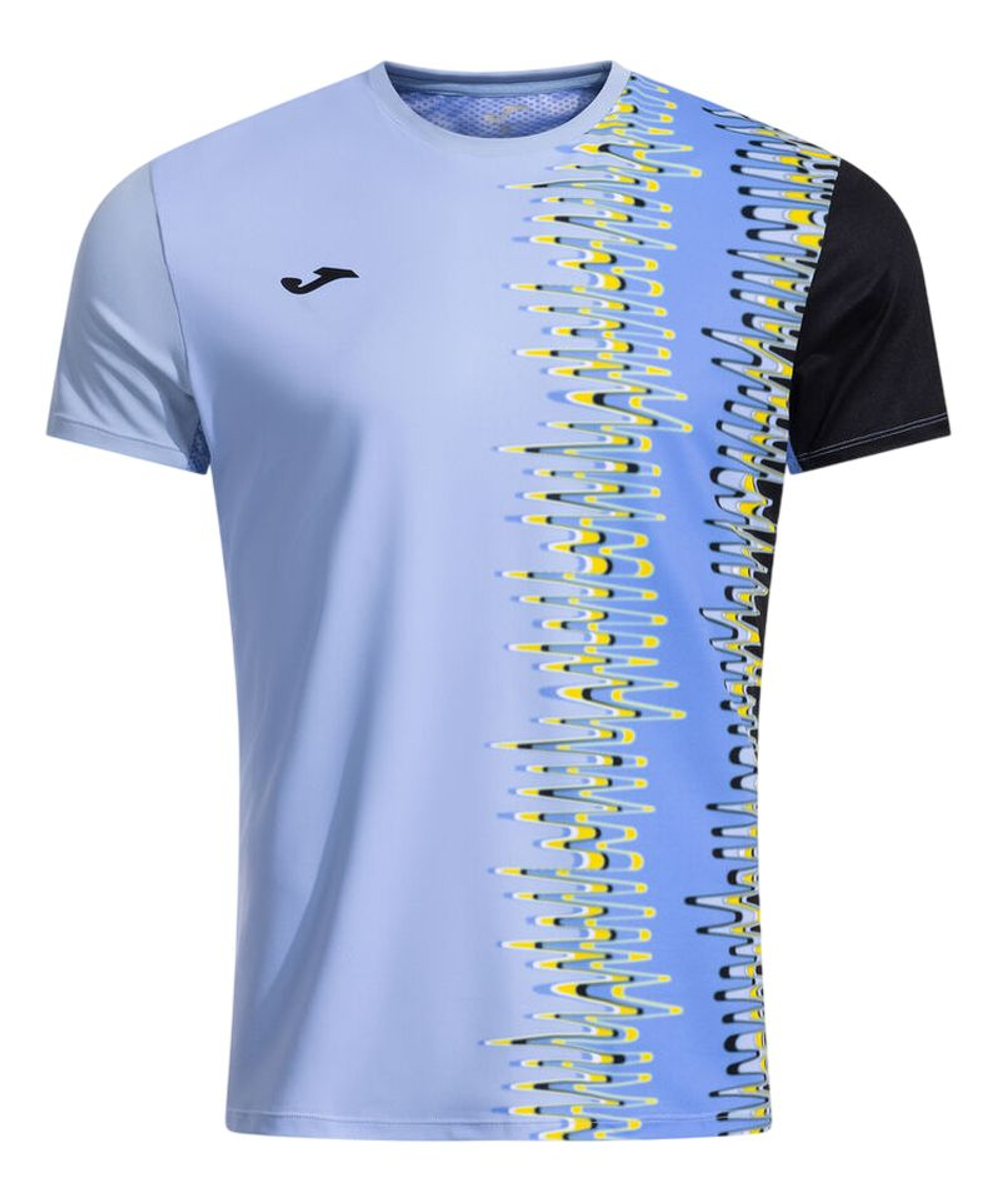 Мужская теннисная футболка Joma Smash Short-Sleeve — blue/black