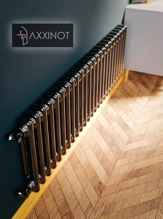 Axxinot Sentir 2040 - двухтрубный трубчатый радиатор высотой 400 мм, боковое подключение