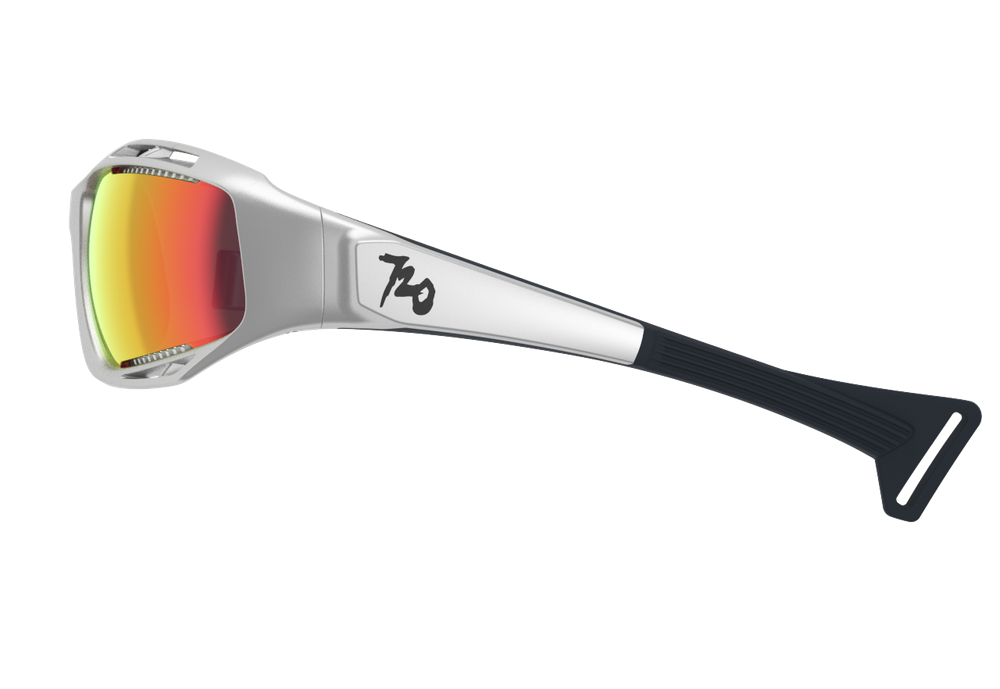 Спортивные очки 720armour Stingray / Matte Silver / Red PCPL Lens