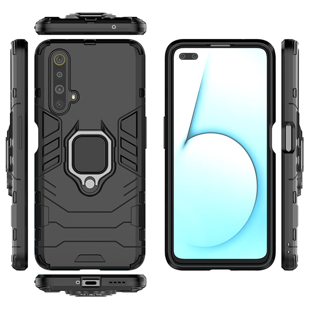 Противоударный чехол с кольцом Panther Case для Realme X3 Super Zoom