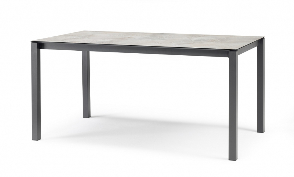 Стол ламинированный раздвижной Scab Design Pranzo Extendable, антрацит, каменный
