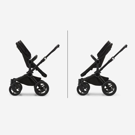 Коляска для двойни 2 в 1 Bugaboo Donkey 5 Twin Stormy blue/Grey melange/Black