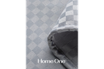Штора для ванной Home One Checkered, 180х180, полиэстер, светло-серый