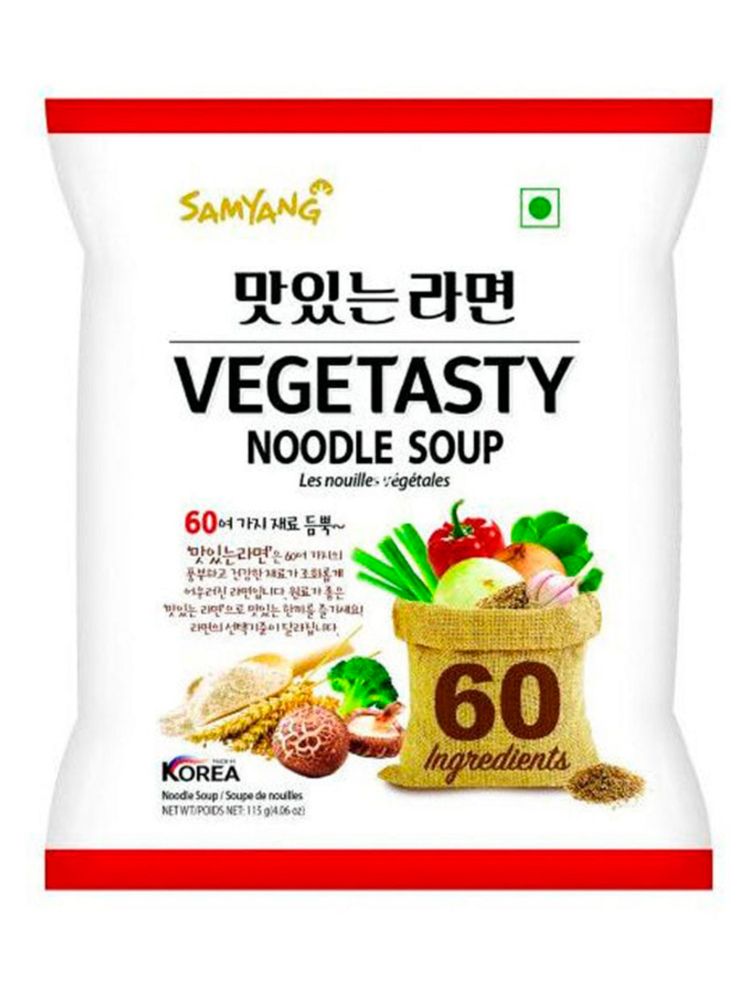 Лапша Samyang Vegetasty Noodle Soup 115 г 5 шт