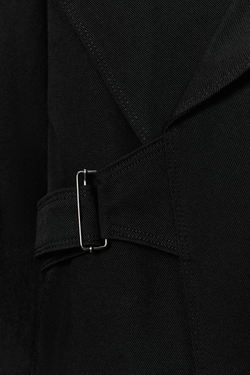 ZARA КОРОТКАЯ КУРТКА С ПРЯЖКОЙ — ZW COLLECTION, ЧЕРНЫЙ