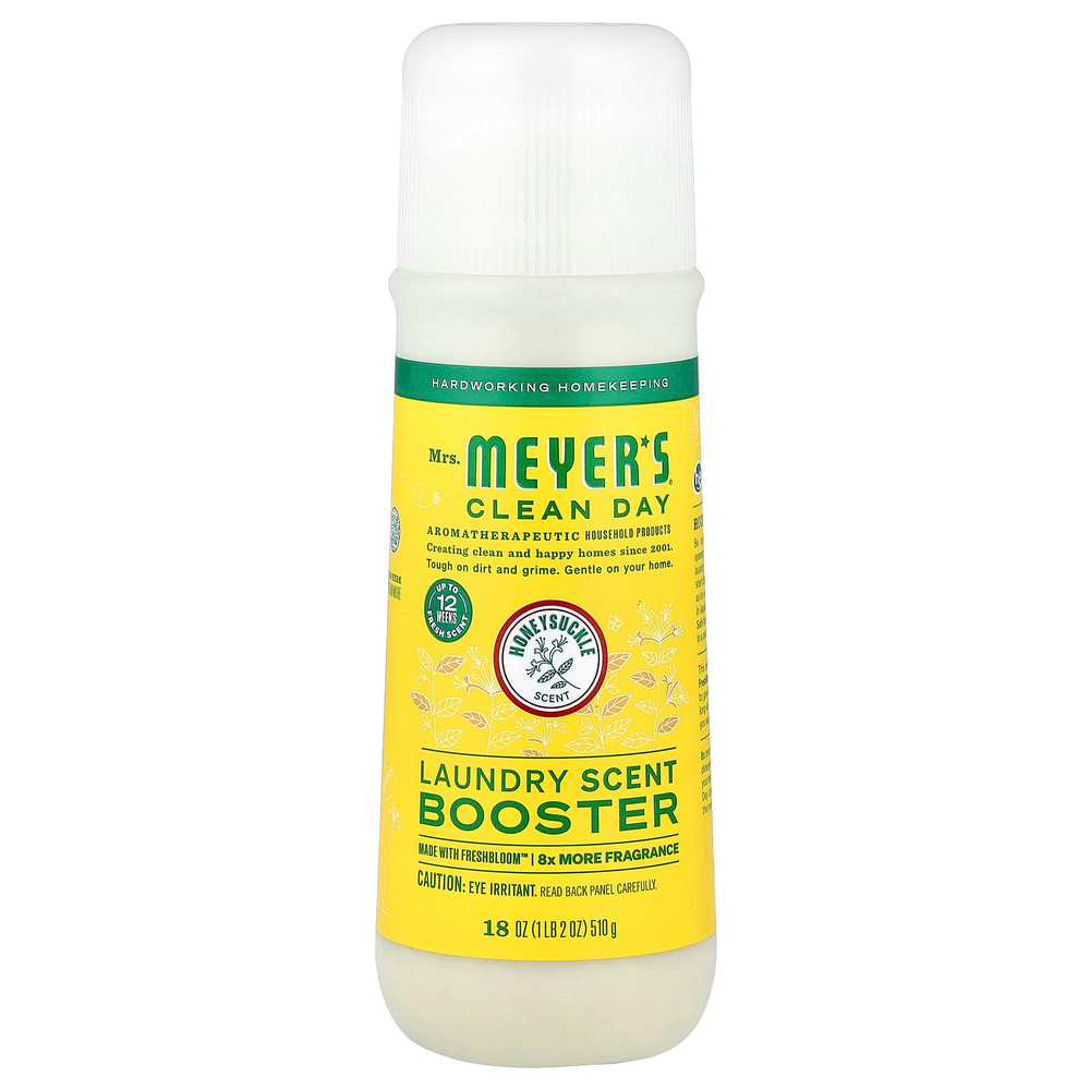 Mrs. Meyers Clean Day, Усилитель аромата для стирки, жимолость, 510 г (18 унций)