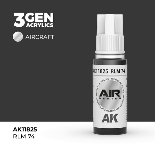Акриловая краска AK Interactive RLM 74 3GEN AIR, 18мл