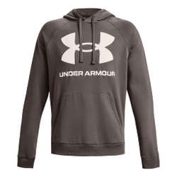 Мужская кофта теннисная Under Armour Rival Fleece Big Logo Hoody Men - Brown, White
