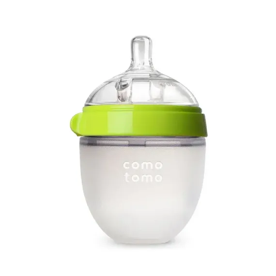 Антиколиковая бутылочка Comotomo 150 мл Зеленая