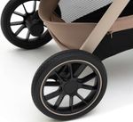 Коляска Agex Prima Pro 3 в 1 с автокреслом i-Team ATG080 Grey APP232 Beige (Бежевый)