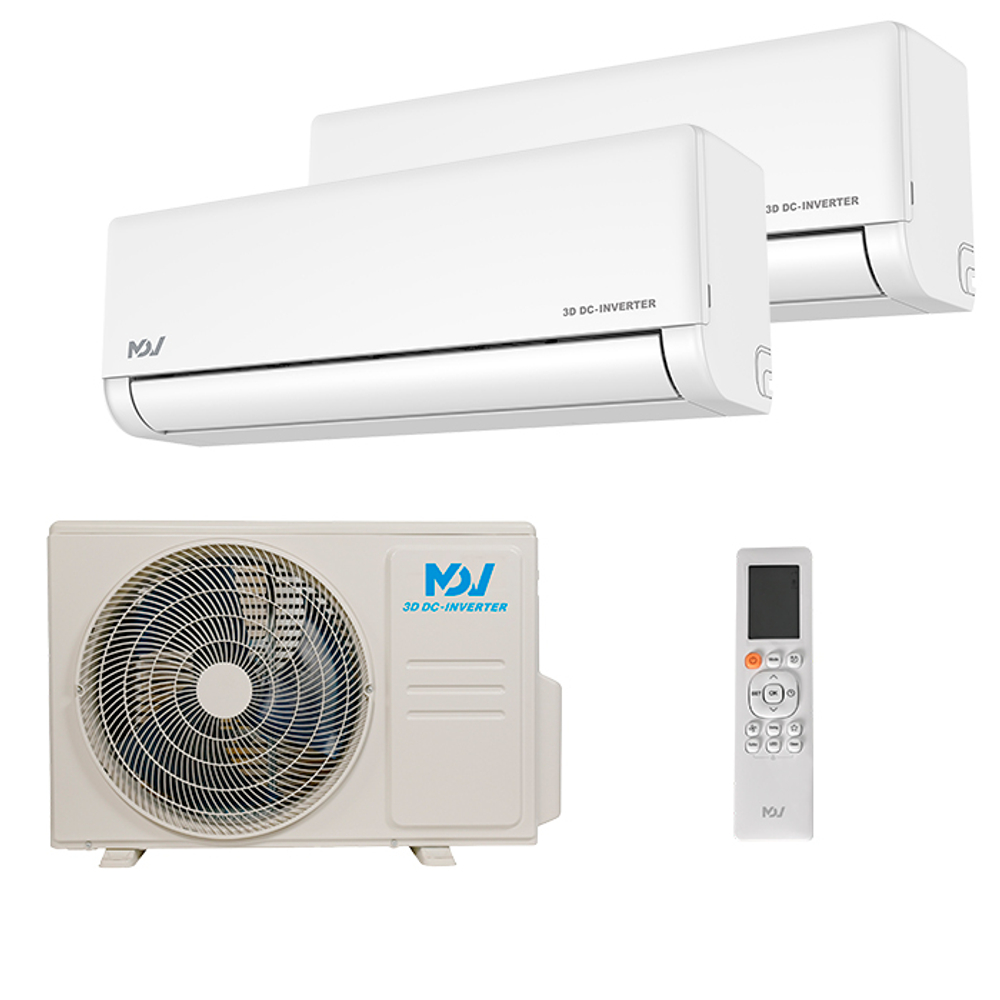 Мультисплит система на 2 комнаты MDV MDSAI-09HRFN8 x 2 / MD2O-18HFN8