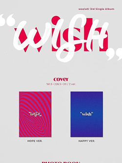 Альбом WOO!AH! - Wish 3rd Single Album 2 Version SET