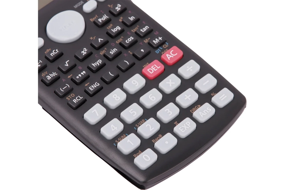 Калькулятор инженерный Cromex СX-240BK (155х80 мм), 240 функций, 10+2 разрядов, черный, 273832