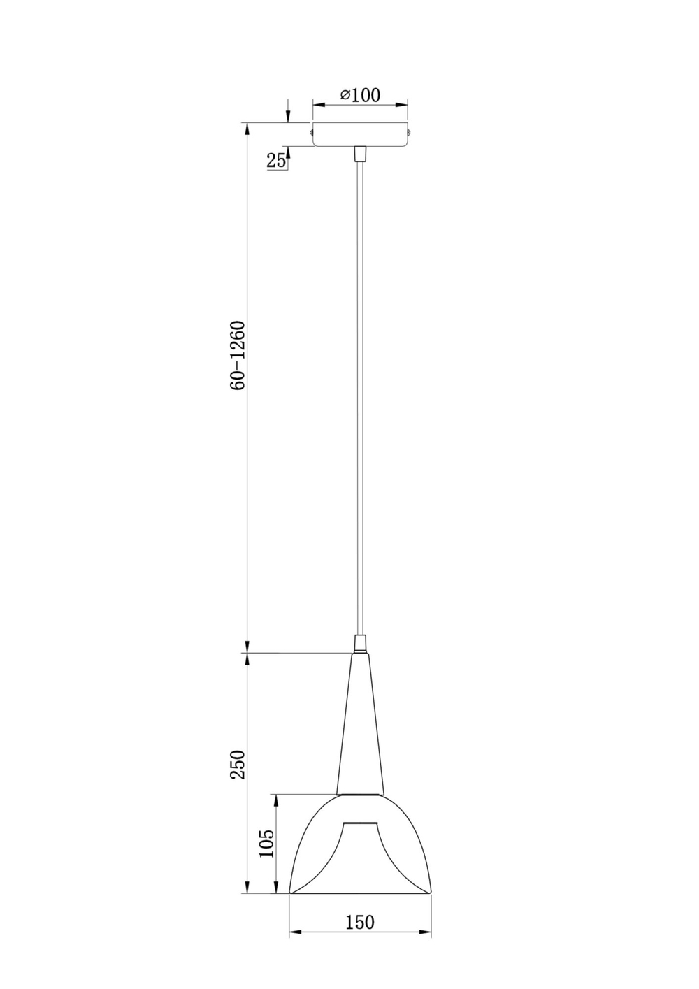 Подвесной светильник Freya Noria FR8009PL-01GB