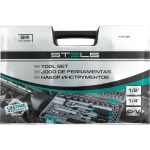 Набор инструментов, 1/2", 1/4", CrV, 94 предм.// STELS 14106