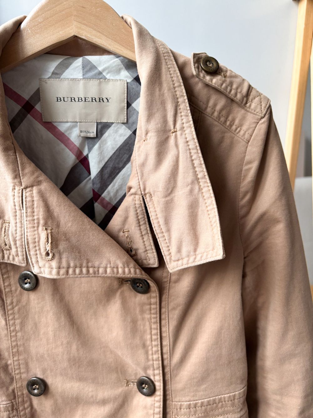 Хлопковая куртка-ветровка Burberry, 128