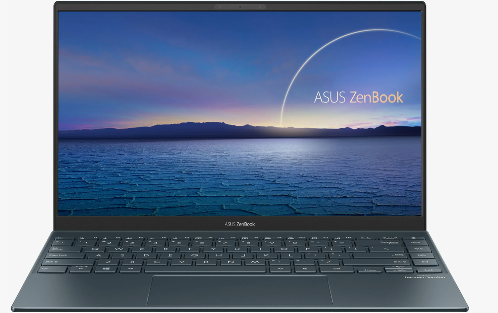 14" Ноутбук ASUS Zenbook UX3402YA Blue (2560x1600, AMD Ryzen 7 5825U, 16ГБ, SSD 512ГБ, AMD Radeon Graphics, Win 11 Pro)