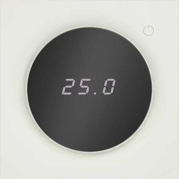 Терморегулятор с индикацией и датчиком, для теплого пола Voltum S70 Хлопок VLS070113