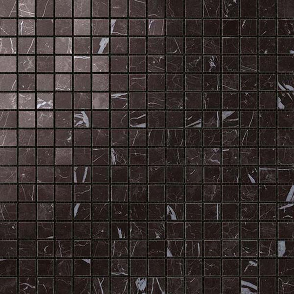 Мозаика Керамогранит Marvel Stone Nero Marquina Mosaico LAPP. Мозаика Керамогранит Marvel Stone Nero Marquina Mosaico LAPP.