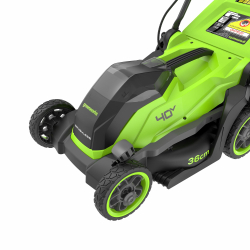 Газонокосилка аккумуляторная Greenworks GD40LM361, 40V, 36 см, бесщеточная, без АКБ и ЗУ, 2520807