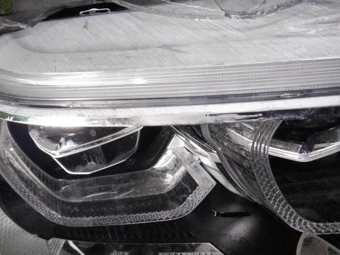 Битая Фара правая BMW 5er G30 (2017-2020) Adaptive LED