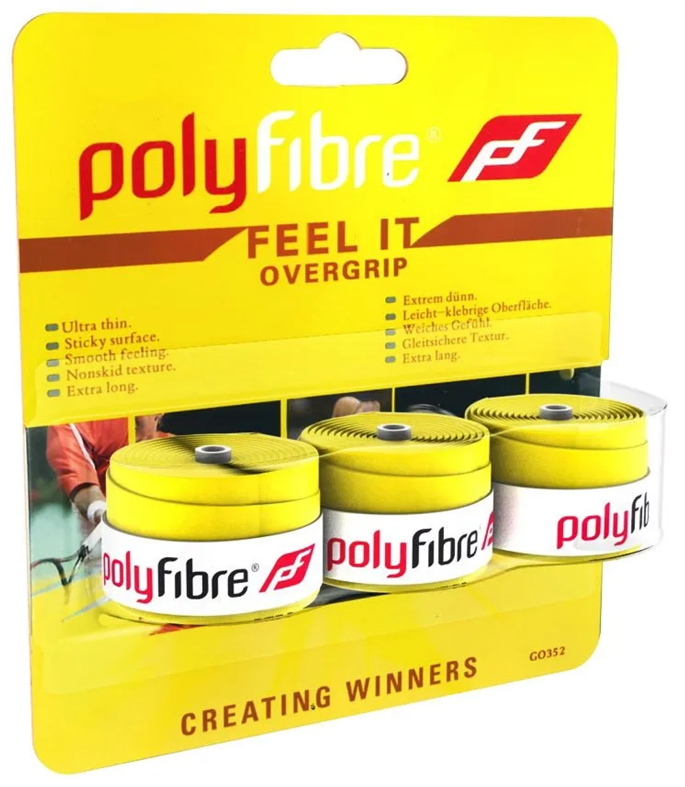 Теннисные намотки Polyfibre Feel It Overgrip 3P