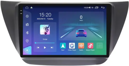 Магнитола для Mitsubishi Lancer 9 (CS), Cedia, Evolution 7-9 (CT) - Parafar PF950U2K на Android 13, Быстрая, QLED+2K, CarPlay, 4G SIM-слот