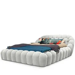 Кровать Bubble 180х200 см, белая