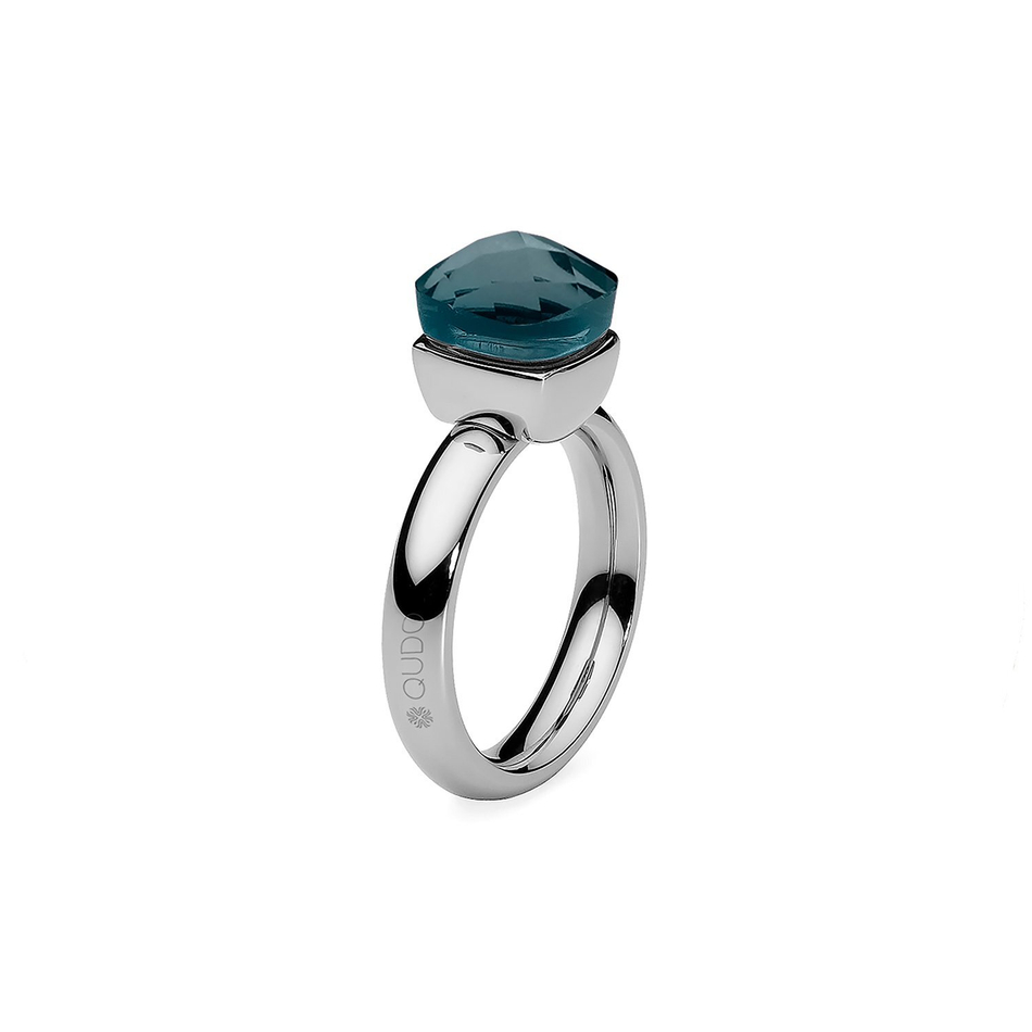 Кольцо Qudo Firenze London Blue 17.2 мм 610110 BL/S размер 17,2