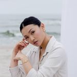 Серьги винтажные II с молочным янтарем на английском замке, позолота