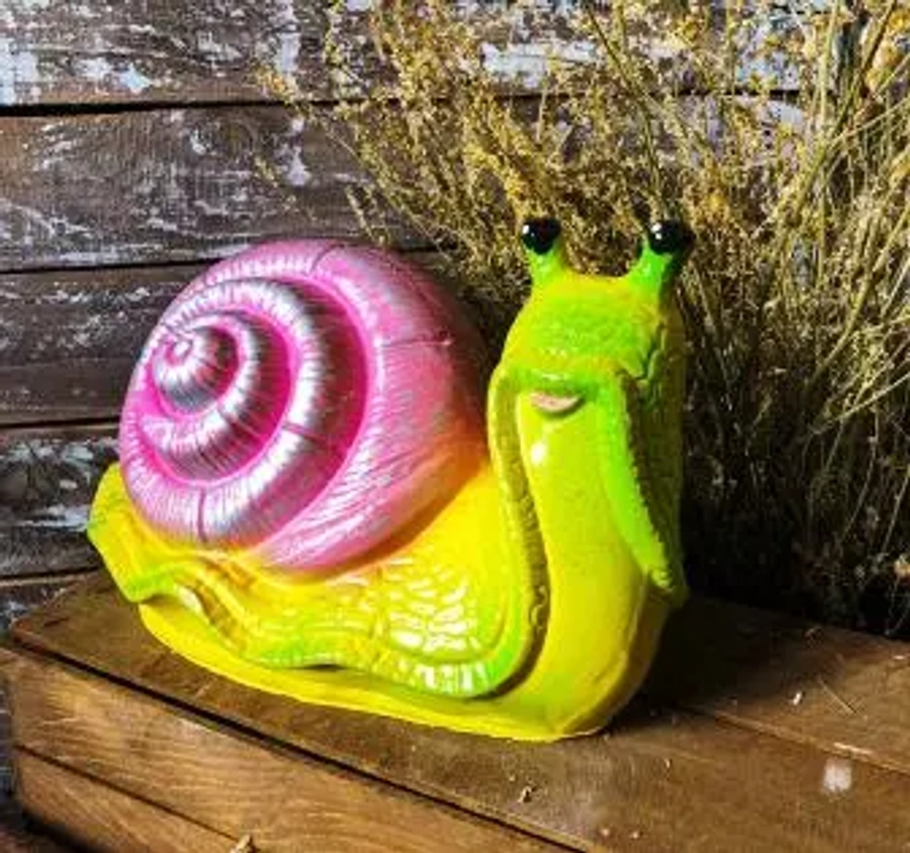 Фигура из гипса «Улитка» 20см