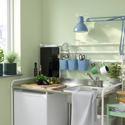 IKEA SUNNERSTA  (ИКЕА СУННЕРСТА)  -  Контейнер - сине-серый 12x11 см
