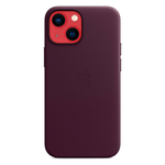Кожаный чехол с поддержкой MagSafe Apple Leather Case для iPhone 13 mini, Dark Cherry (Темная вишня)